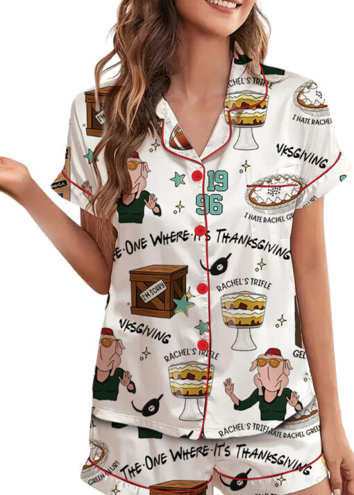 Griswold Christmas Satin Pajamas Set For Women