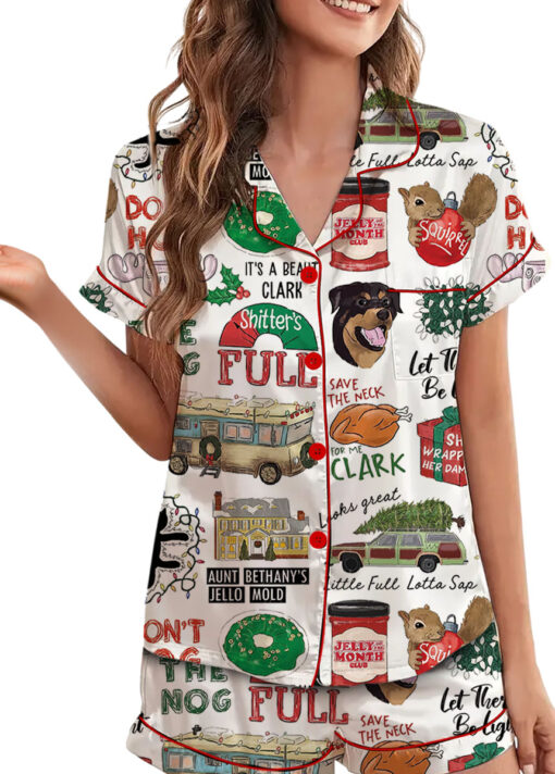 It's A Beaut Clark Satin Pajamas Set For Women