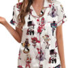 Hazbin Hotel Silky Satin Pajamas Set For Women