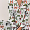 You Serious Clark Christmas Silky Satin Pajama Set