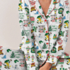 Buddy The Elf Christmas Satin Pajamas Set For Women