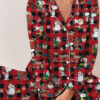 Snoopy Peanuts Christmas Satin Pajamas set For Women