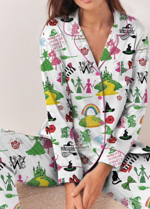 Wicked Changed For Good Satin Pajamas Set For Women