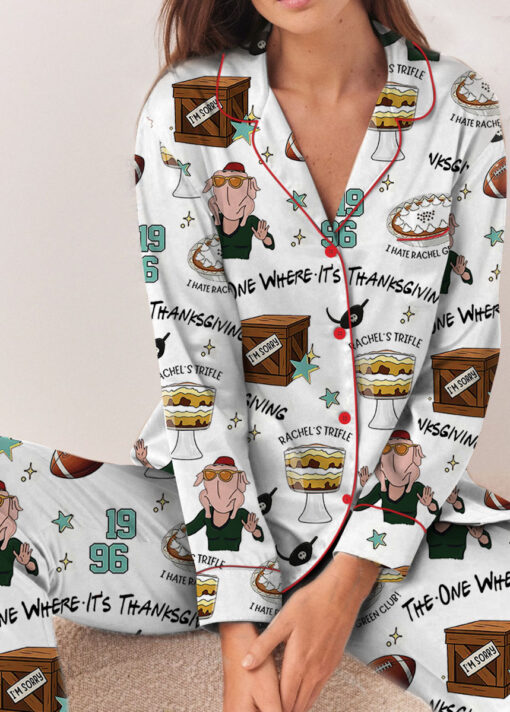 Griswold Christmas Satin Pajamas Set For Women