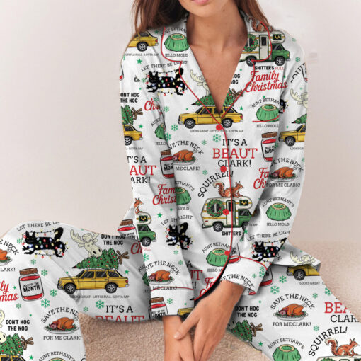 Griswold's Family Christmas Satin Pajamas Set
