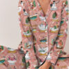 Christmas Snow Globe Satin Pajamas Set For Women