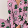 Snoopy Wicked Silky Satin Pajamas Set For Women