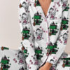Snoopy Wicked Silky Satin Pajamas Set For Women