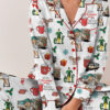 Buddy The Elf Christmas Satin Pajamas Set For Women