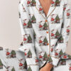 Duck Christmas Satin Pajamas Set For Women