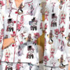 Hazbin Hotel Silky Satin Pajamas Set For Women