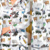 Scottish Highlands Travel Satin Pajama Set For Women