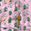 Snoopy Wicked Silky Satin Pajamas Set For Women
