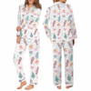 Matching Nutcracker Christmas Satin Pajamas Set For Women