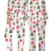 Christmas Story Silky Satin Pajama Set For Women