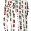 Merry Christmas Dachshund Dog Satin Pajama Set
