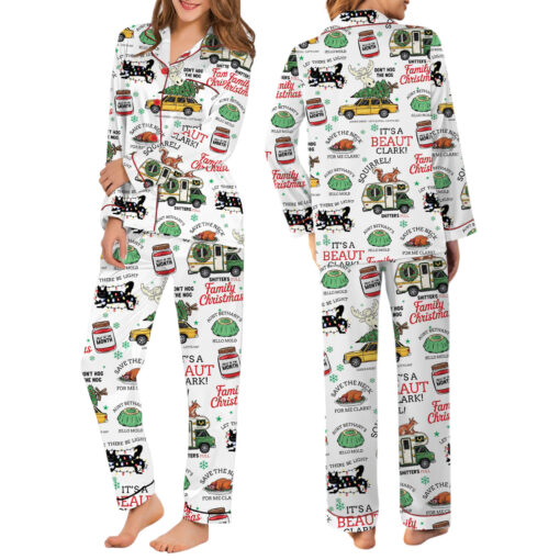 Griswold's Family Christmas Satin Pajamas Set