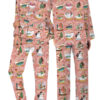 Christmas Snow Globe Satin Pajamas Set For Women