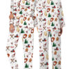 Baseball Christmas Satin Pajama Set For Women