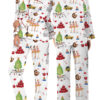Christmas In NYC Silky Satin Pajama Set