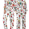 Snoopy Peanuts A Charlie Brown Christmas Satin Pajamas Set