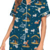 Women’s Nativity Christian Christmas Long Sleeve Satin Pajama Set