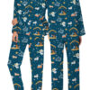 Women’s Nativity Christian Christmas Long Sleeve Satin Pajama Set