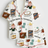 Griswold Christmas Satin Pajamas Set For Women