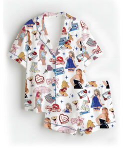 Short n’ Sweet Satin Pajamas Set For Women