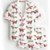 Women's Dachshund Cute Dog Pajama Set
