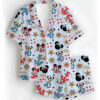 Disney Mickey Minnie Cruise Satin Pajamas Set For Women