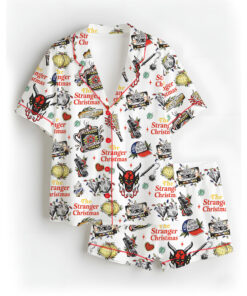 The Stranger Christmas satin Pajamas Set For Women