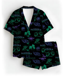 The World Of Pandora Satin Pajamas Set For Women