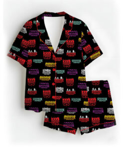 The Stranger Thing Movie Satin Pajamas Set For Women