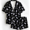 Toothless And Light Fury Satin Pajamas Set For Women