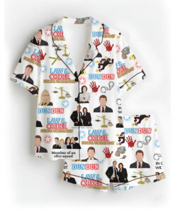 Law And Order Satin Pajamas Set For Women