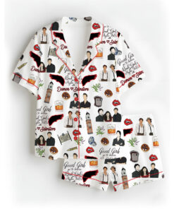 Vampire Diaries TV Series Satin Pajamas Set For Women