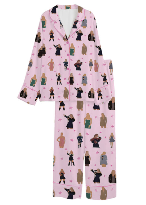 Stars Align Tour 2026 Festival Satin Pajama Set For Women