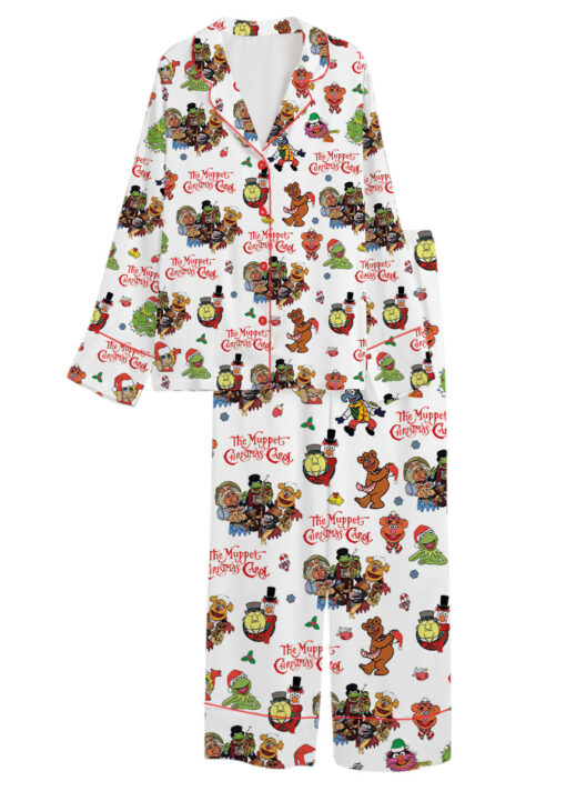 Christmas Muppet Show Pajama Set, Muppet Christmas Carol Pajamas, Christmas Cartoon Character Sleepwear, Fun Cozy PJs, Christmas Gifts