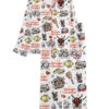 The Stranger Christmas satin Pajamas Set For Women