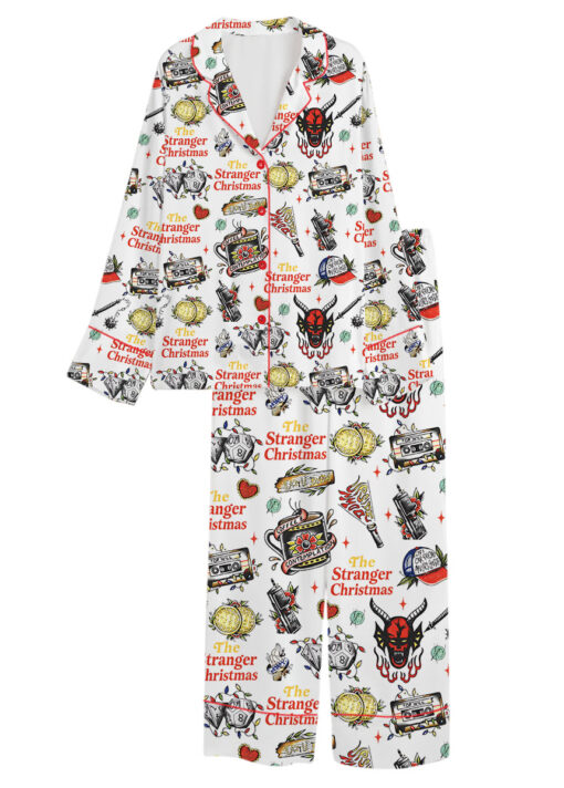 The Stranger Christmas satin Pajamas Set For Women