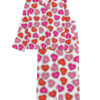 Valentine Day's Heart Shape Satin Pajama Set For Women
