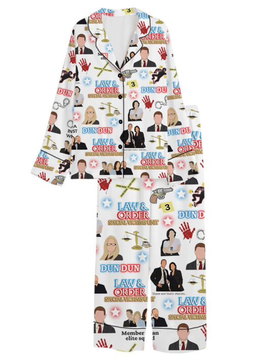Law And Order Satin Pajamas Set For Women
