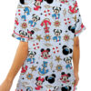 Disney Mickey Minnie Cruise Satin Pajamas Set For Women