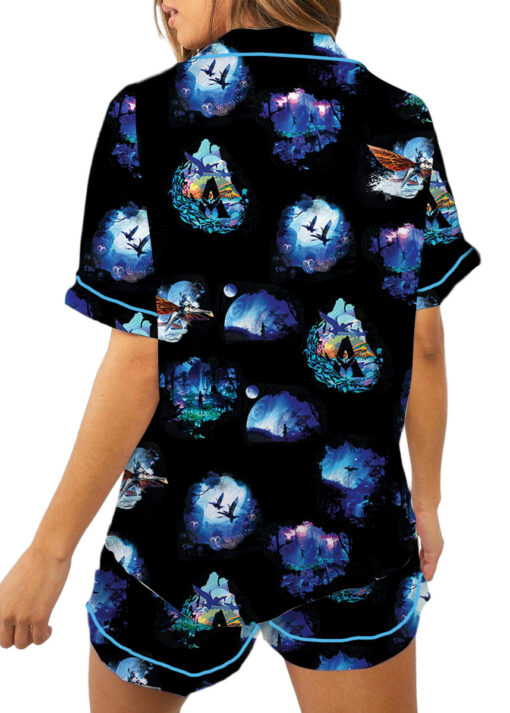 Avatar The Way Of Water Satin Pajamas Set For Women - Image 4