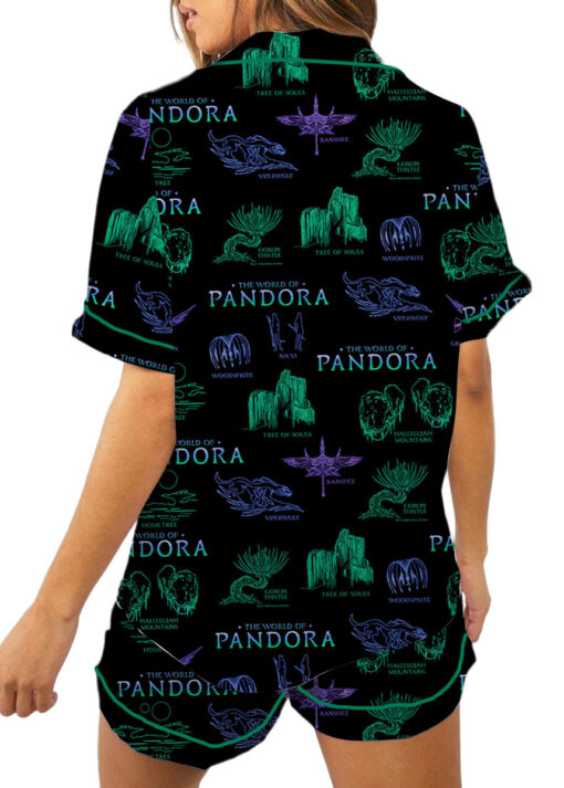 The World Of Pandora Satin Pajamas Set For Women - Image 7