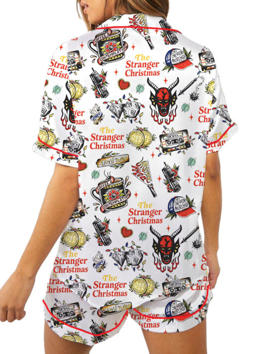 The Stranger Christmas satin Pajamas Set For Women