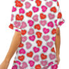 Valentine Day's Heart Shape Satin Pajama Set For Women