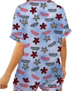 The Tranger Thing Movie Satin Pajamas Set For Women