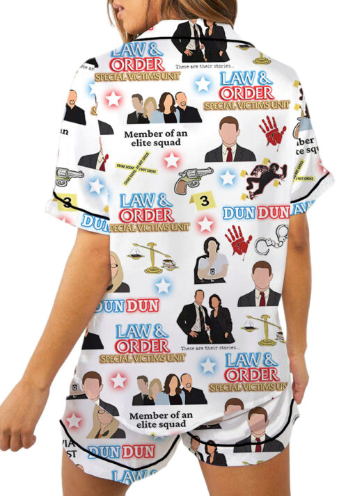 Law And Order Satin Pajamas Set For Women